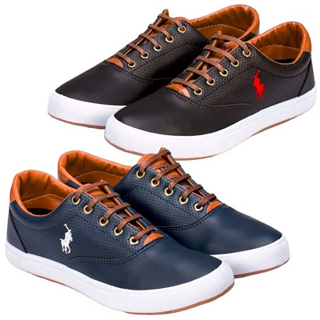 tenis polo masculino azul marinho