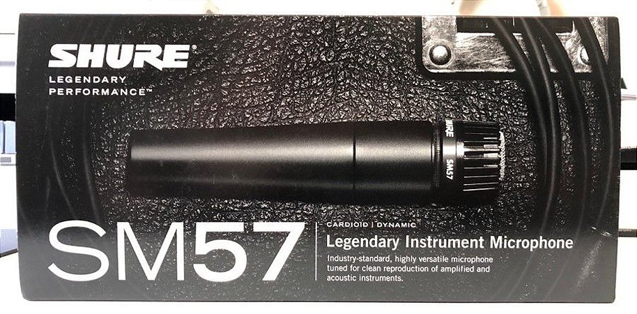 Microfone Instrumento SM57 LC Shure
