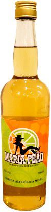 Maria Peão  - Cachaça Com Mel e Limão - Garrafa - 730 ml