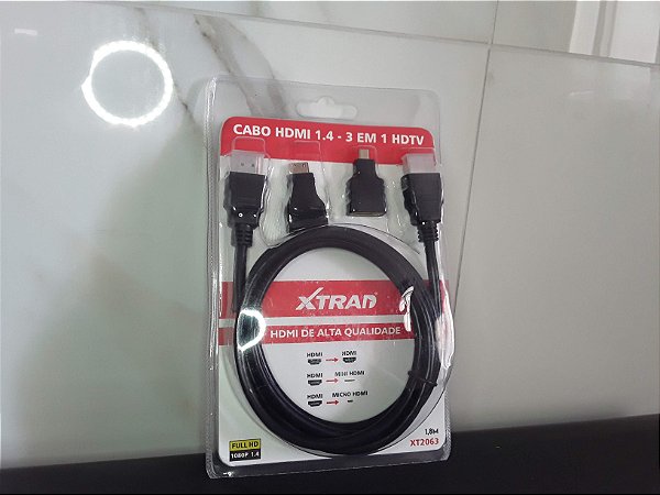 Cabo HDMI 4 em 1