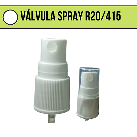 Válvula Spray 20/415 - Branca Estriada