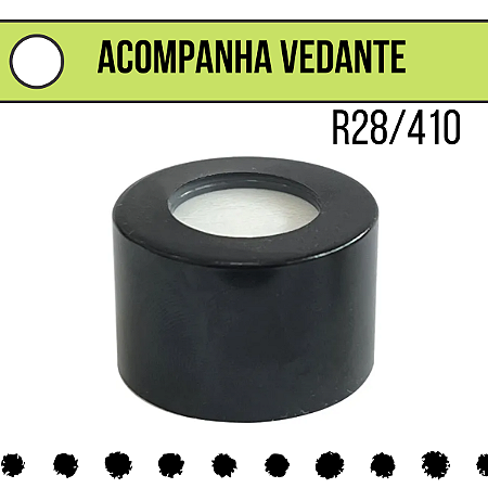 Tampa Difusora Luxo 28/410  - Preta