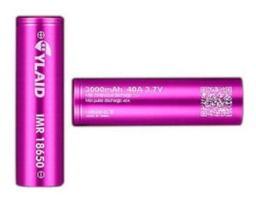 Bateria Cylaid 18650 3000mAh 40A (1un)
