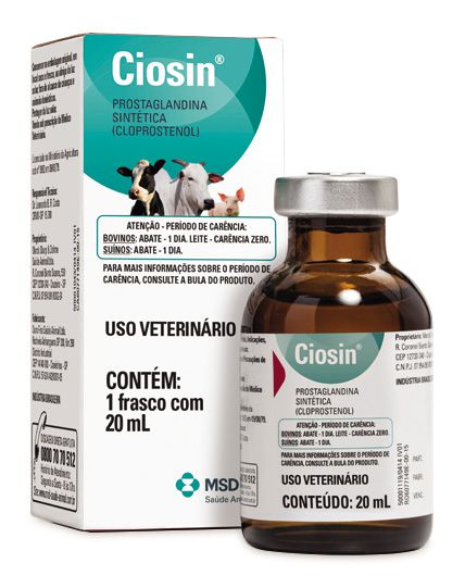 Ciosin Prostaglandina sintética (cloprostenol).