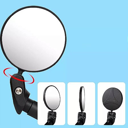 Espelho Retrovisor Bike para Guidão Giro 360