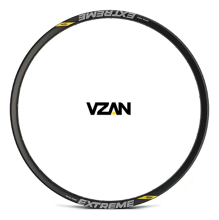 Aro 29 Vzan Alum 32F Extreme Preto Fosco P/Freio Disco (P/Válvula Fina)