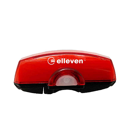 Pisca Sinalizador Bike Elleven 50 Lumens 4 Flash Usb Vermelho/Preto