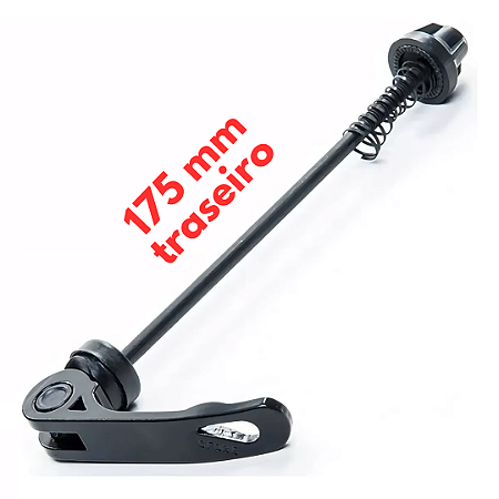 Blocagem Cubo Traseiro 175mm Aço Preto MTB/Speed VeloForce