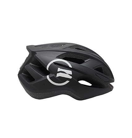 Capacete MTB Premiun InMold L 55-62 Led Integrado Preto Cinza
