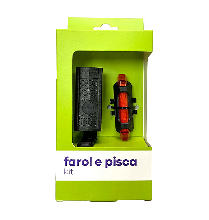 Farol e Pisca Traseiro Elleven Power Light 350/8 Lúmens USB