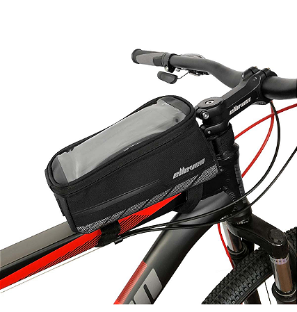 Bolsa de Quadro Com Compartimento Smartphone Preto/Cinza