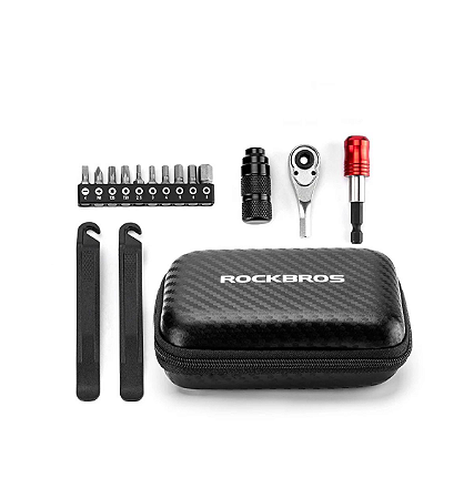 Conjunto de Ferramentas Rockbros Com Catraca Multifunções