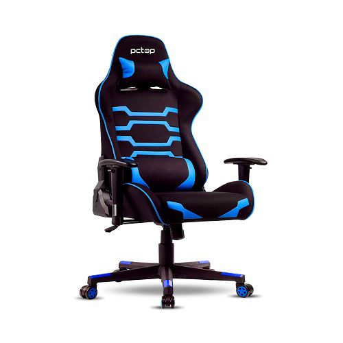 Cadeira Gamer Pctop Power Preta E Azul - X-2555