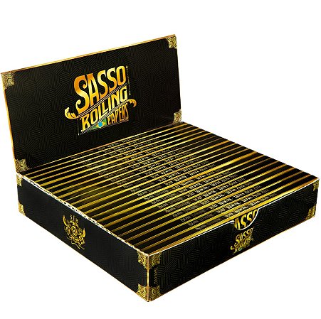 Seda Sasso Black Slim King Size - Display 20 un