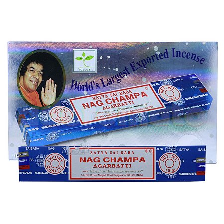 Incenso Satya Sai Baba Nag Champa - Display 12 un