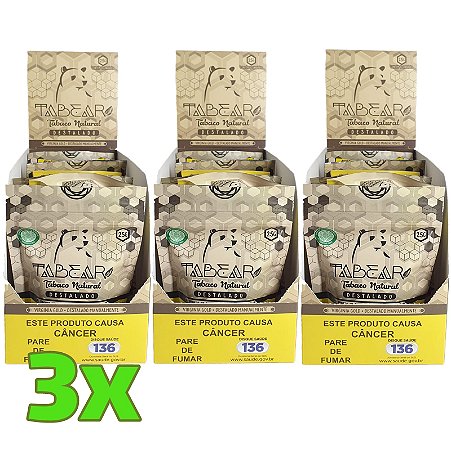 Kit Tabear Virginia Gold 25g - 3 Displays