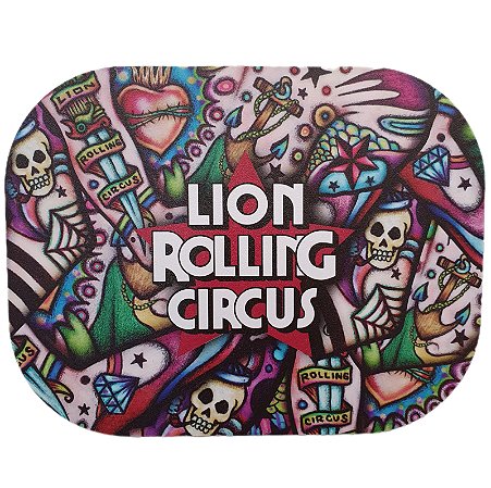 Tampa Imã Bandeja Lion Rolling Circus Pequeno - Unidade