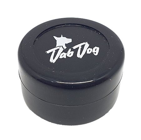 Container Silicone DabDog Black Redondo 5ml - Unidade
