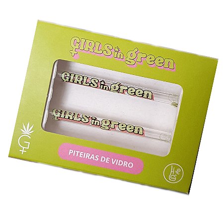 Piteira de Vidro Hippie Bong x Girls and Green 5mm - Unidade