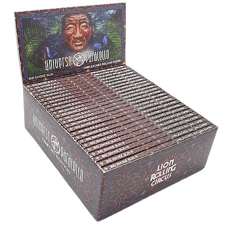 Seda Lion Rolling Circus Universo Paralello Slim King Size - Display 50 un