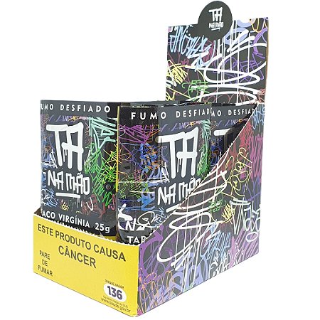Tabaco Ta Na Mão Virgina Gold 25g - Display 10 un