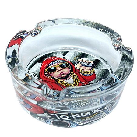 Cinzeiro de Vidro Redondo Tonabê - Unidade