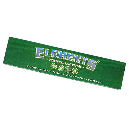 Seda Elements Green Slim King Size - Unidade