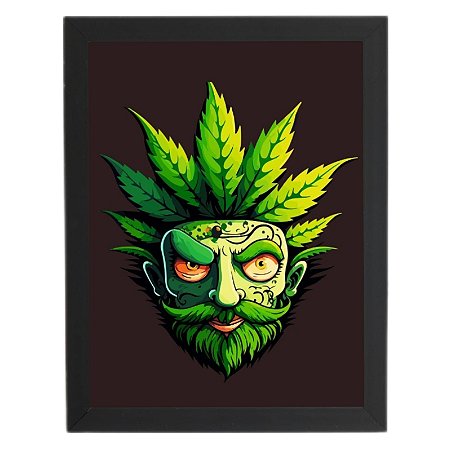 Quadro A4 Canábico "Mago Cannabis" - Unidade