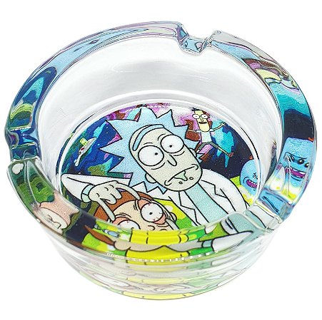 Cinzeiro de Vidro Redondo Rick and Morty - Unidade