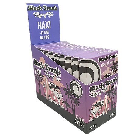 Piteira Black Trunk Haxi Extra Longa 47mm - Display 20 un