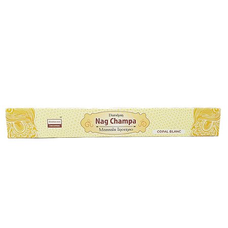 Incenso Nag Champa Darshan Massala (Copal Blanc) - Unidade