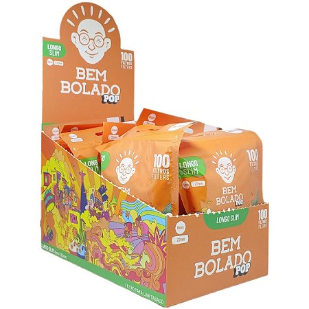 Filtro Bem Bolado Longo Slim 6 x 22mm - Display 10 un