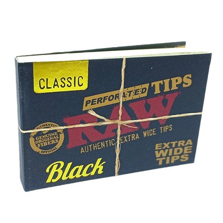 Piteira Raw Classic Black Extra Large - Unidade