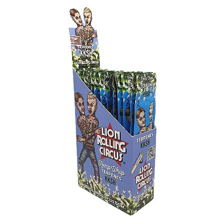 Blunt Lion Rolling Circus Terpeno Kksh - Display 25 un