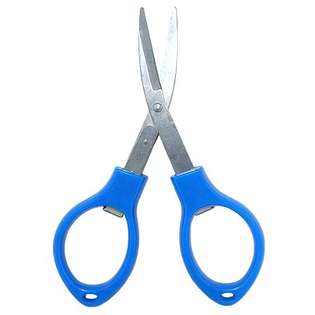 Tesoura Dobrável Colorida - Unidade