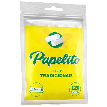 Filtro Papelito Tradicional 6 x 15mm - Unidade