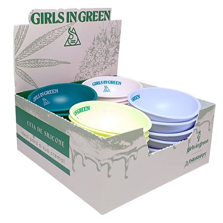 Cuia Silicone Squadafum x Girls in Green - Display 20 un