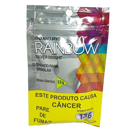 Tabaco Rainbow Silver Bright Pocket 12g - Unidade