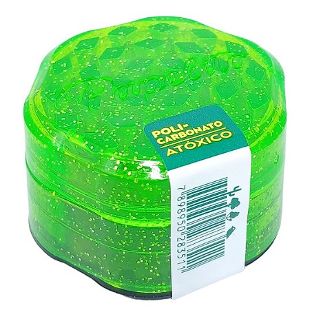 Dichavador Papelito Brilho Policarbonato + Container - Unidade