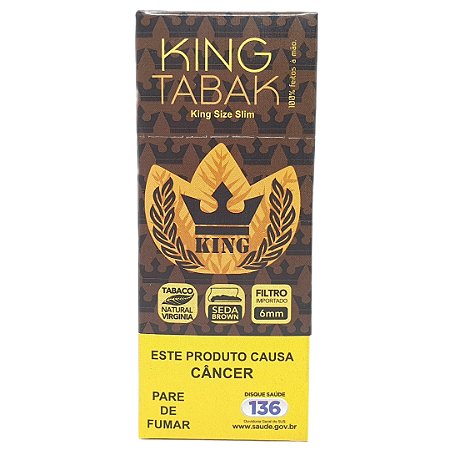 Tabaco Pré-Enrolado King Tabak Extra Suave - Maço 20 un