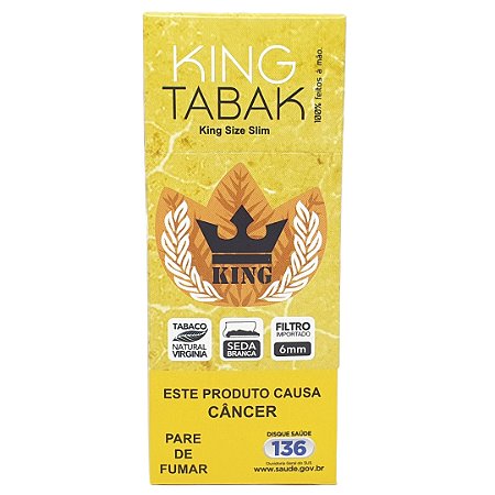 Tabaco Pré-Enrolado King Tabak Tradicional - Maço 20 un