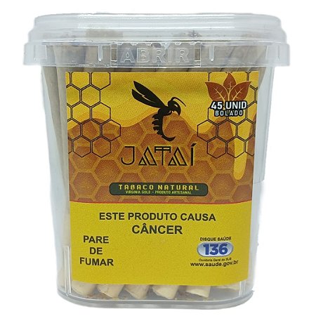 Tabaco Pré-Enrolado Jataí Virginia Gold - Display 45 un