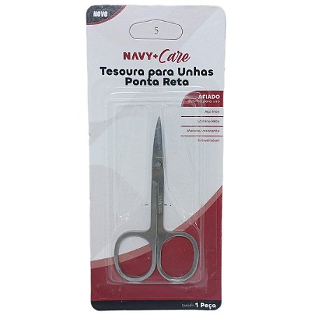 Tesoura Pequena Metal Ponta Fina - Unidade