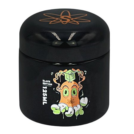 Pote Hermetico UV Sadhu Black Edition 125ml - Unidade