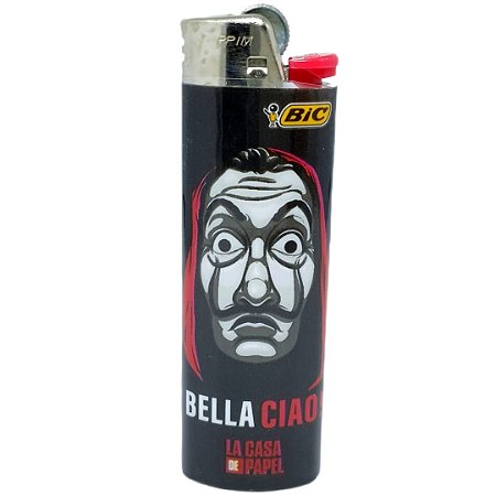 Isqueiro Bic Grande x La Casa de Papel - Unidade
