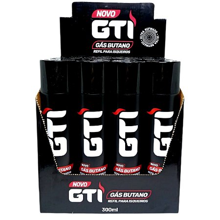 Gás GTI Butano 300ml - Display 12 un