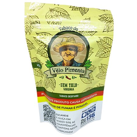 Tabaco Véio Pimenta Virginia Gold 25g - Unidade