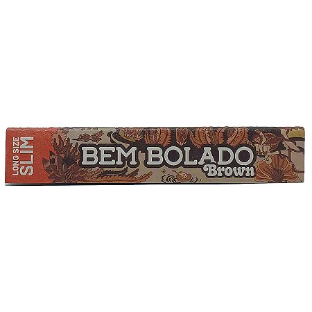 Seda Bem Bolado Brown Longa Slim King Size - Unidade
