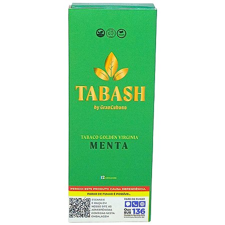 Tabaco Tabash Pré-Enrolado Menta - Unidade