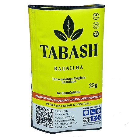 Tabaco Tabash Baunilha - Unidade